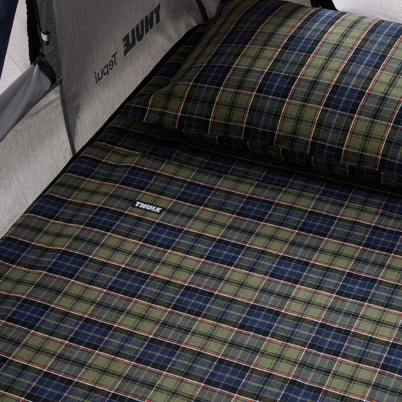 Thule Flannel Sheets 2 2-person flannel sheets bedding blue/green