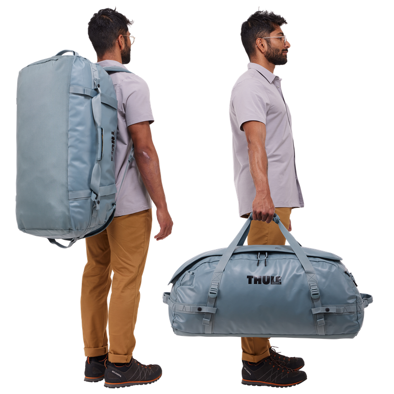 Thule Chasm 90L duffel bag pond gray