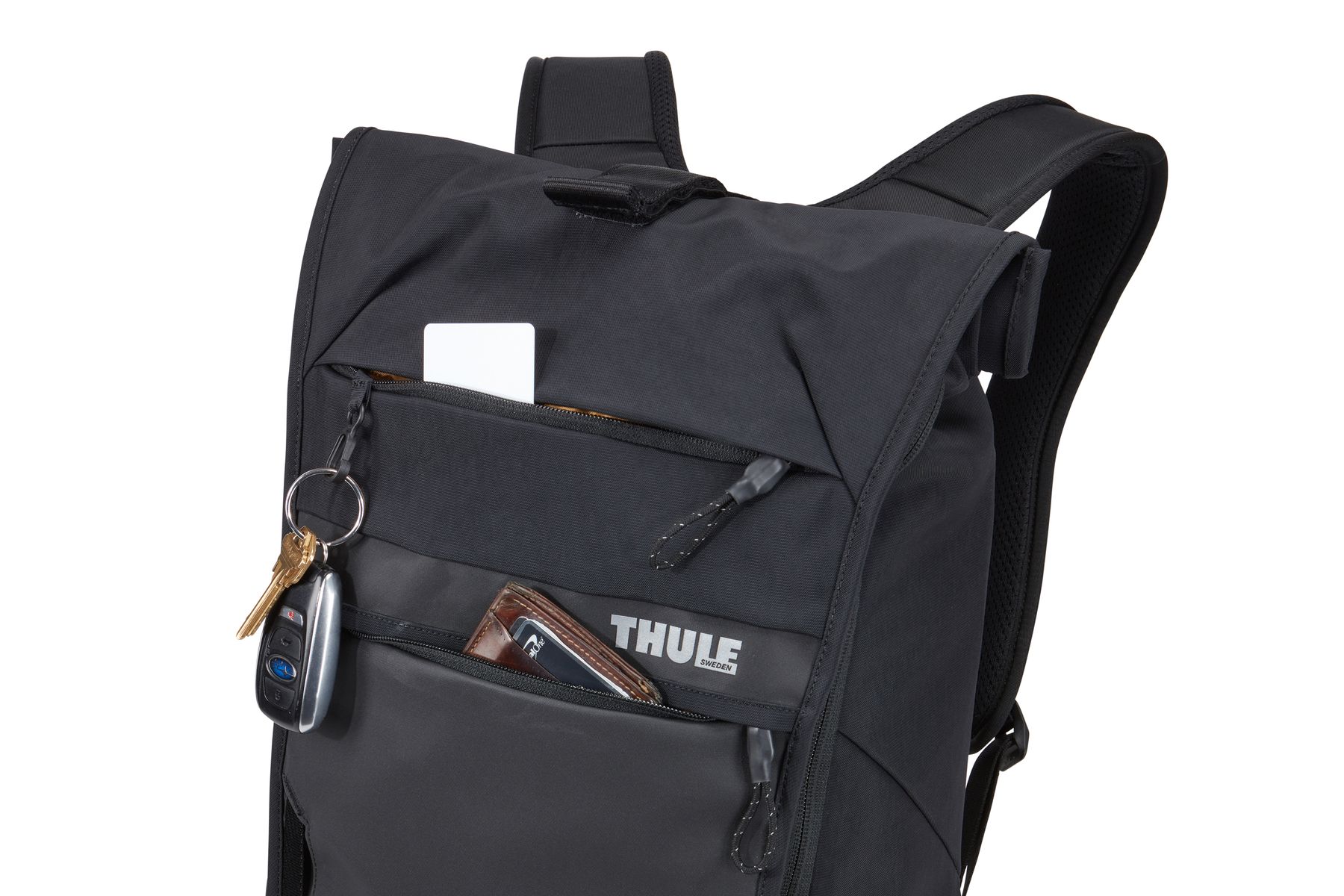 Thule Paramount Commuter Backpack 18L 3204729 exterior pockets