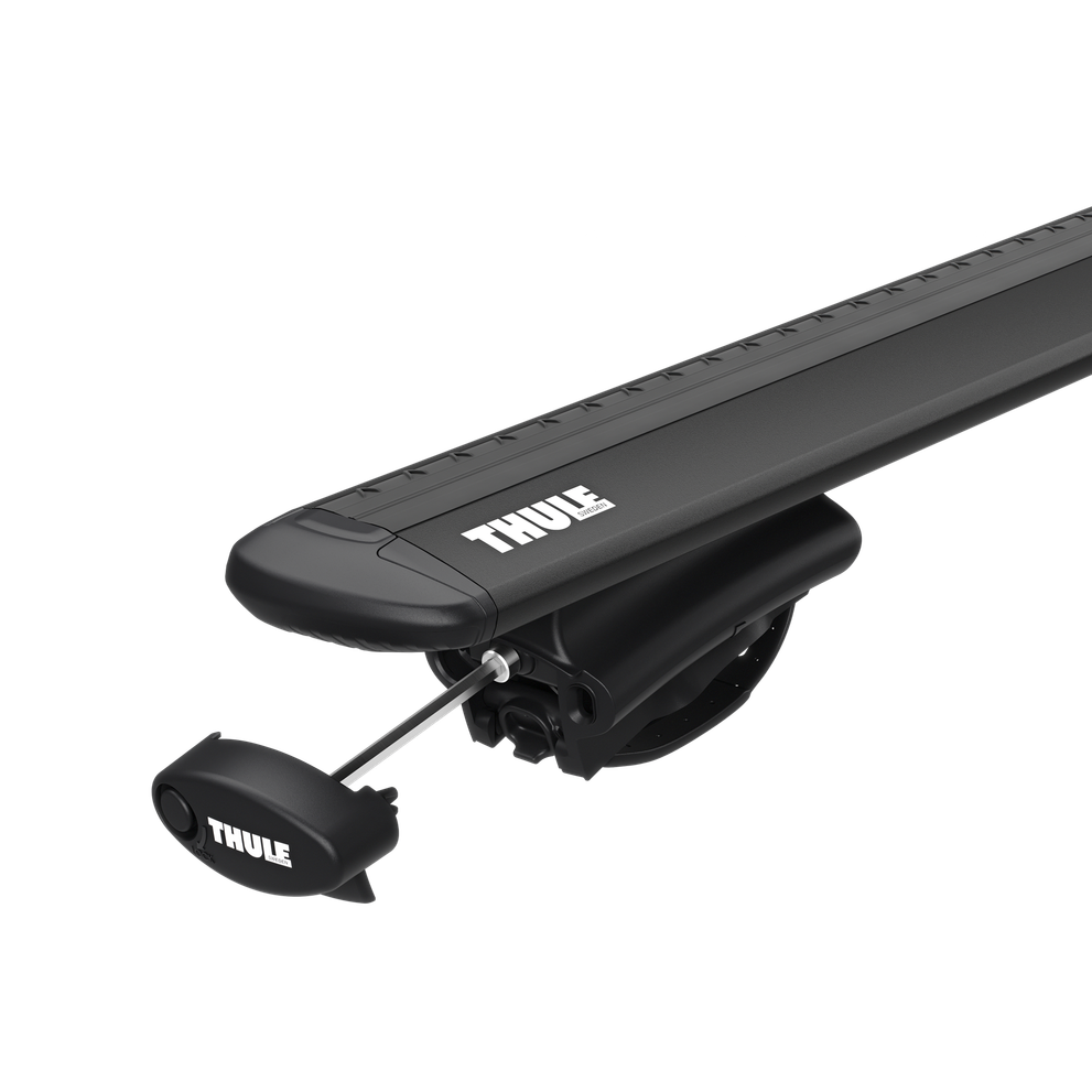 Thule oversized rail foot on Thule WingBar Evo black