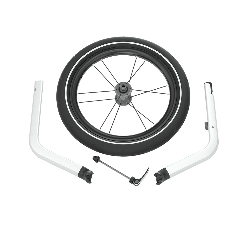 Thule Chariot Jogging Kit Single jogging kit 1 aluminum/black