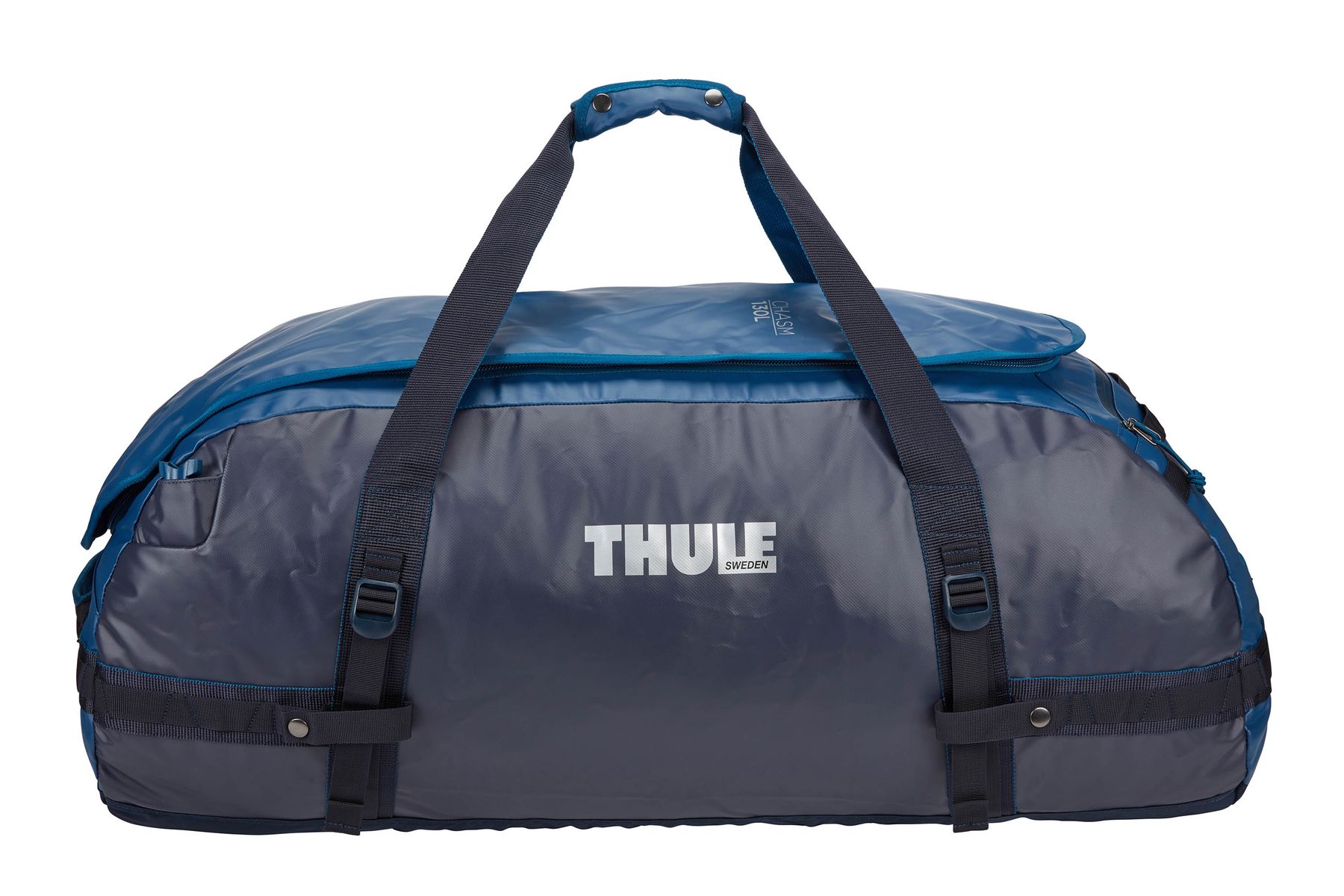 Thule Chasm 130L Duffel Bag poseidon blue - front