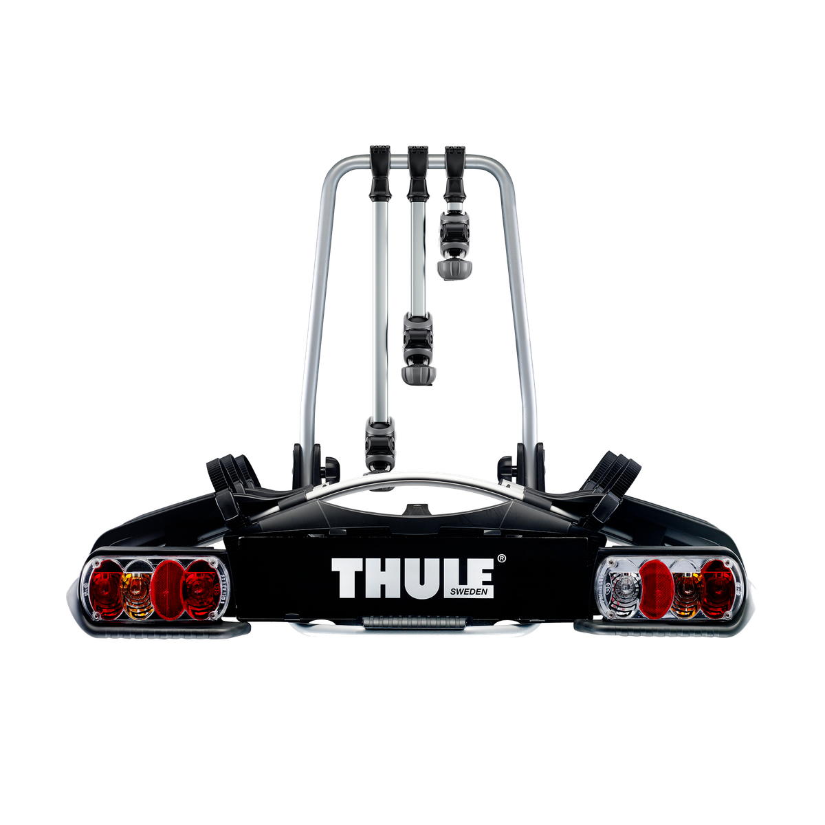 Thule EuroWay G2 3-bike platform towbar bike rack 13-pin black/aluminium