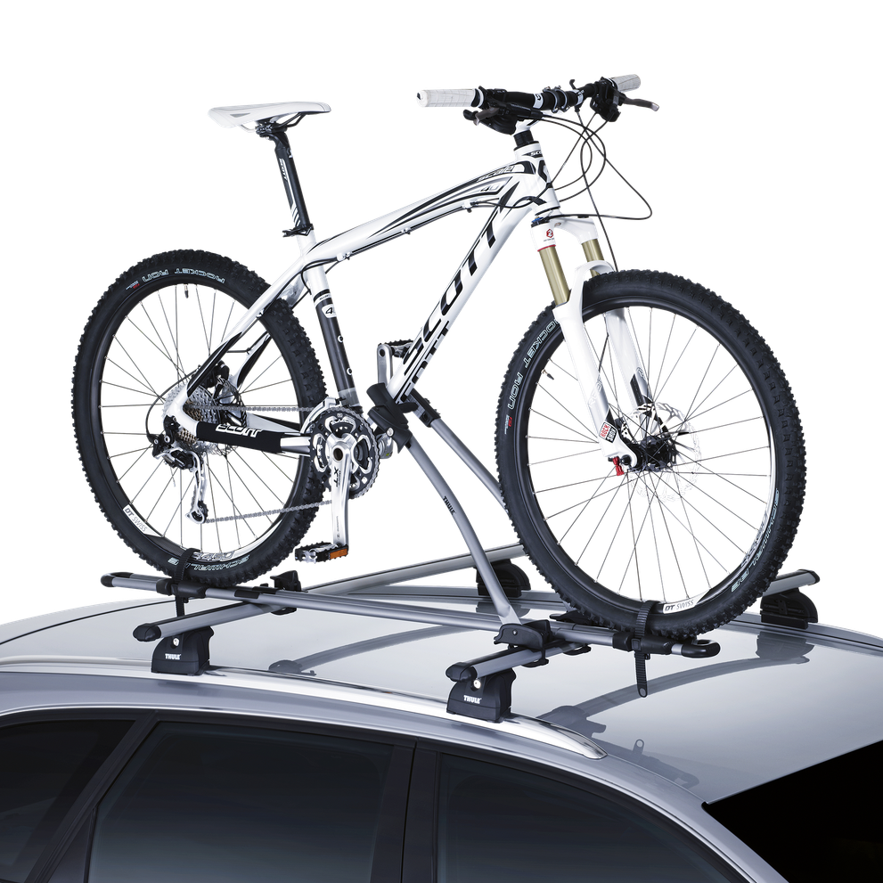 Thule FreeRide roof bike rack 2-pack aluminium