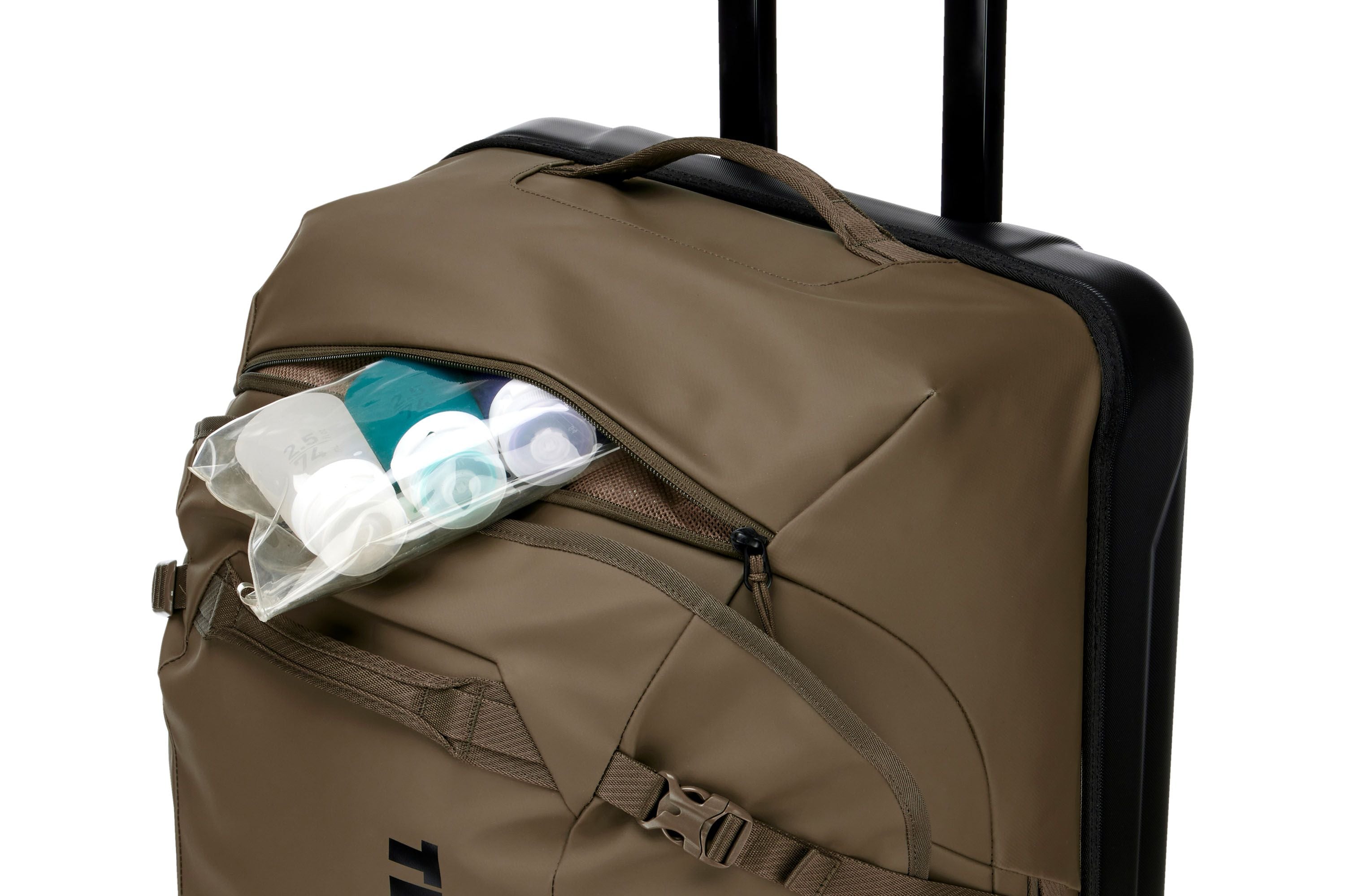 Thule Chasm wheeled duffel suitcase deep khaki