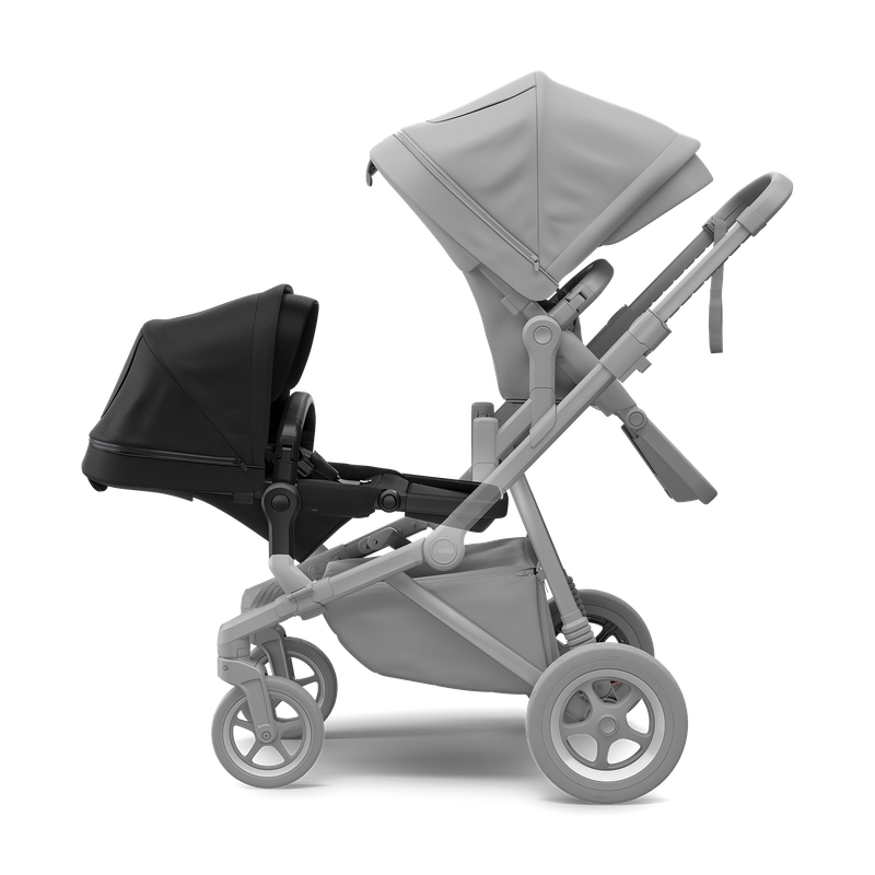 Thule Sleek sibling seat sibling seat black on black