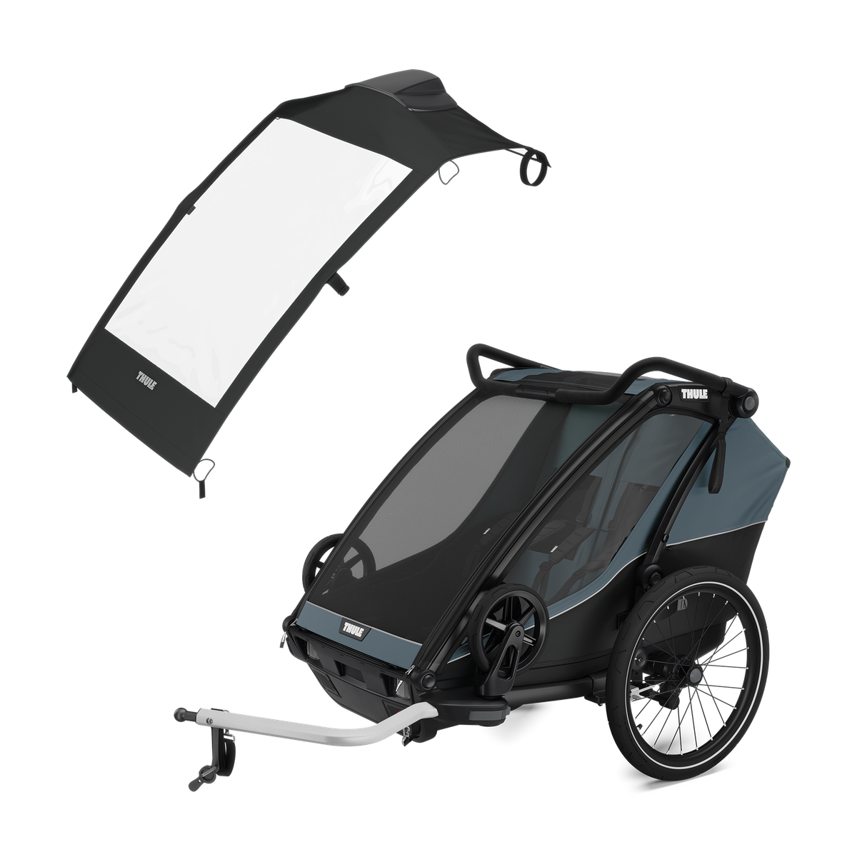 Thule Chariot Cab + Thule Chariot air purifier double
