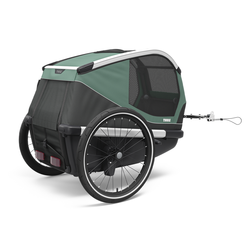Thule Bexey M dog bike trailer hazy green