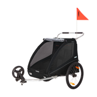 Thule Coaster XT 2-seat bike trailer black