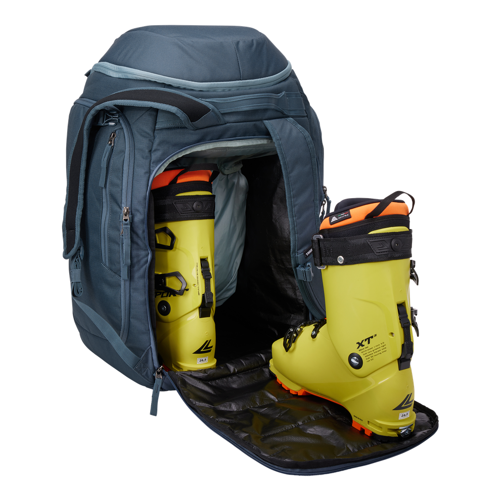 Thule RoundTrip snowboard and ski boot backpack 60L dark slate