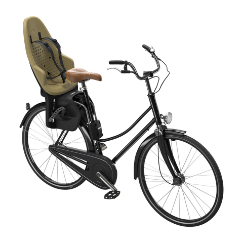 Thule Yepp 2 maxi frame mounted child bike seat fennel tan