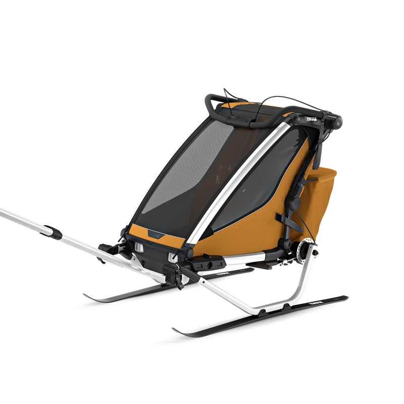 Thule Chariot Sport 2 single 1-seat multisport bike trailer natural gold