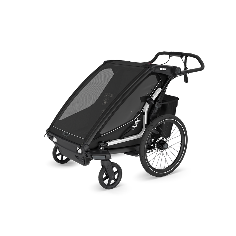 Thule Chariot Sport 2 double 1 or 2-seat multisport bike trailer black