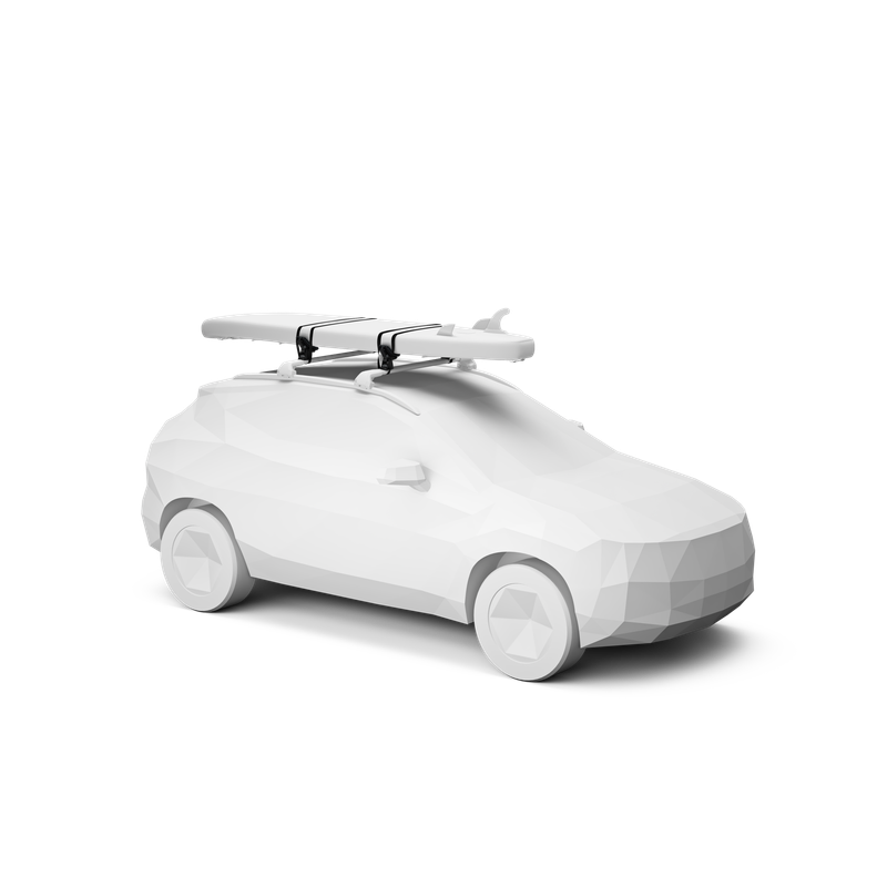 Thule DockGrip kayak rack horizontal black