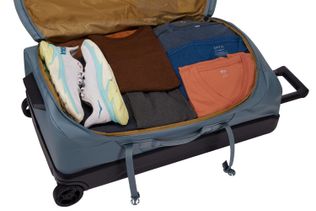 Thule Chasm wheeled duffel suitcase pond gray