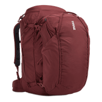 Thule Landmark 60L women's backpacking pack dark bordeaux red