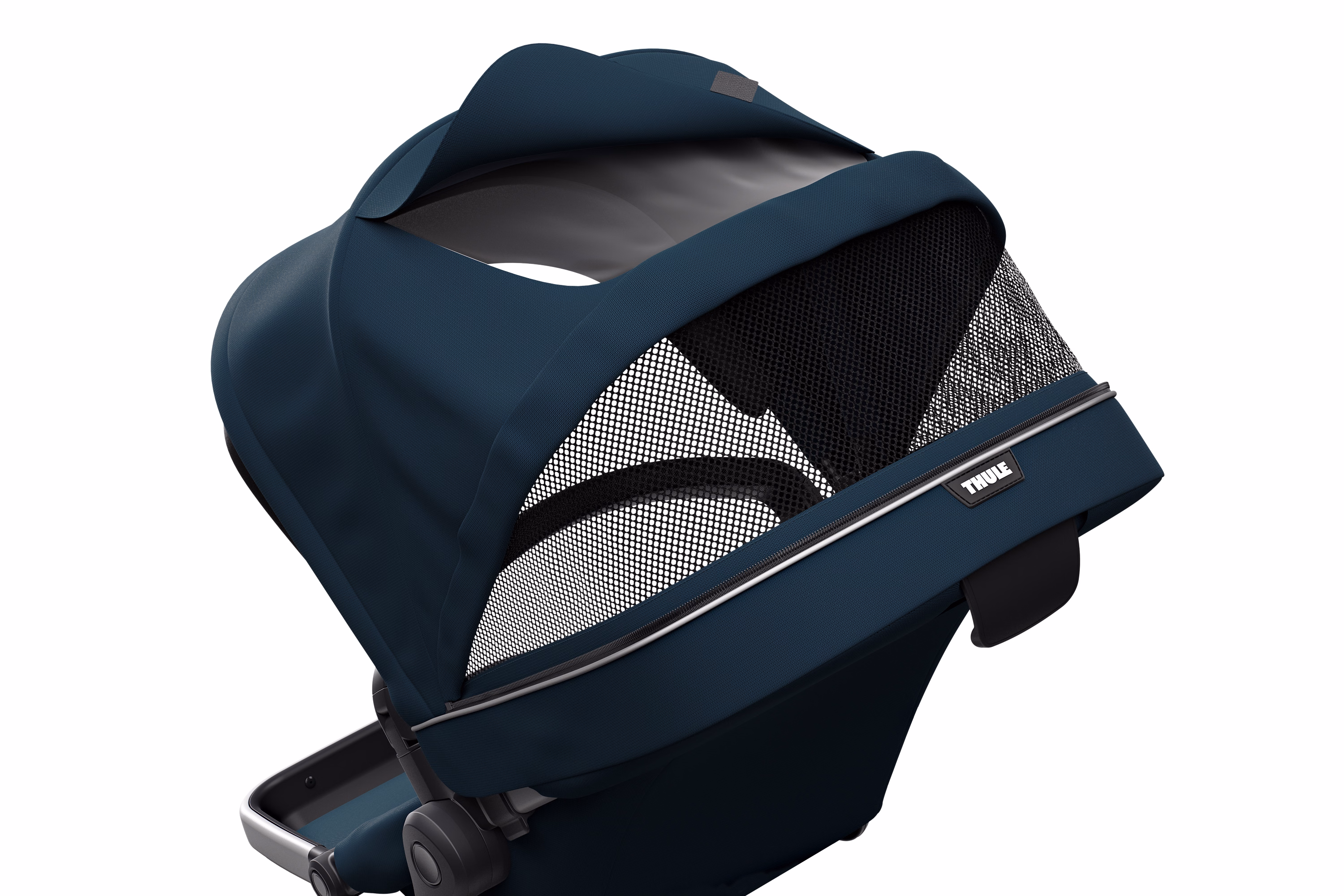 Thule Sleek Sibling Seat NavyBlue - Adjustable canopy