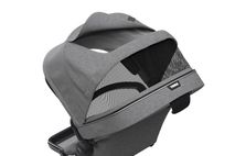 Thule Sleek Sibling Seat Gray Melange/Black - Adjustable canopy