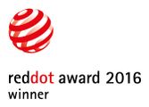 Red Dot design logo 2016 for awarded Thule product