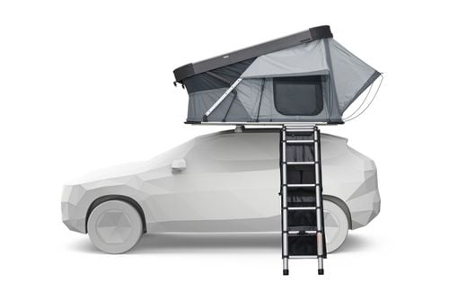 Thule Widesky side door rainfly ashland gray feature
