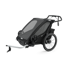 Thule Chariot Sport double 2-seat multisport bike trailer midnight black