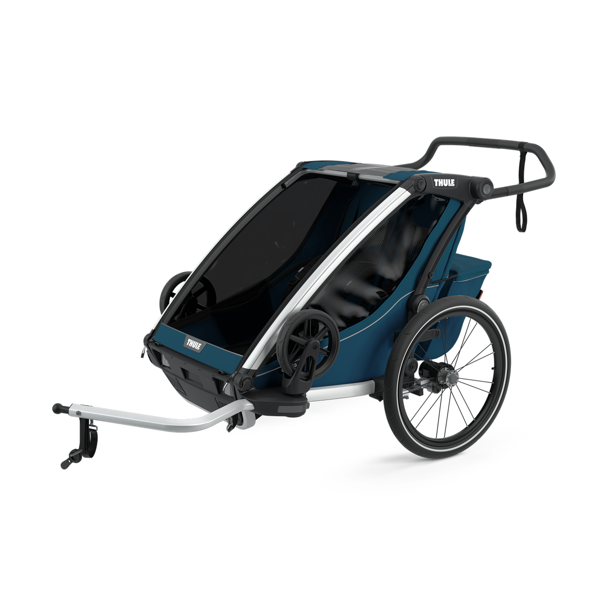 Thule Chariot Cross 2-seat multisport bike trailer majolica blue
