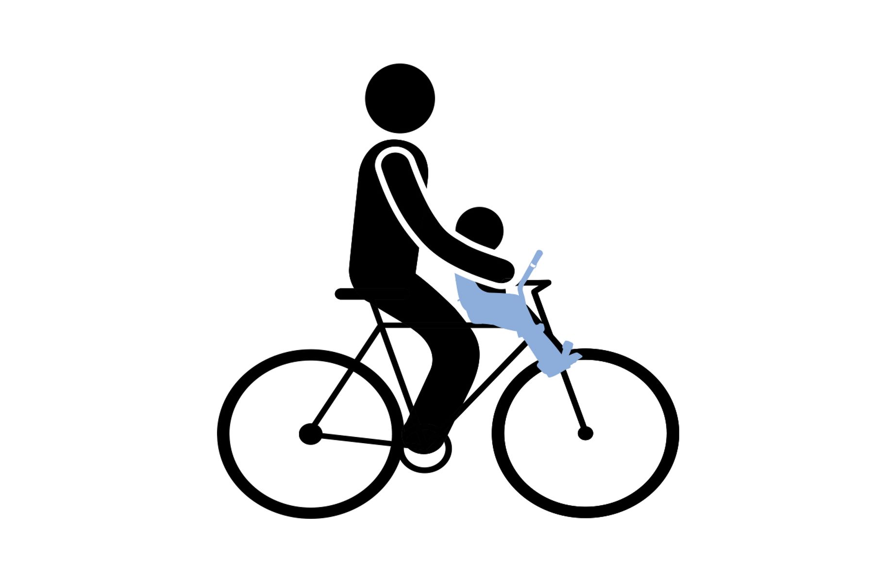 Child_bike seat graphic front Yepp Mini