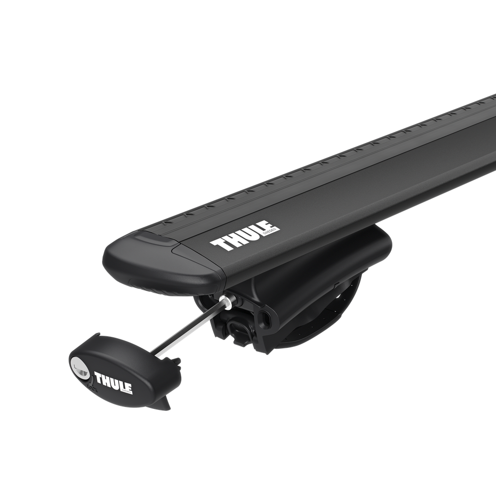 Thule oversized rail foot on Thule WingBar Evo black
