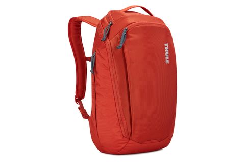 thule red backpack