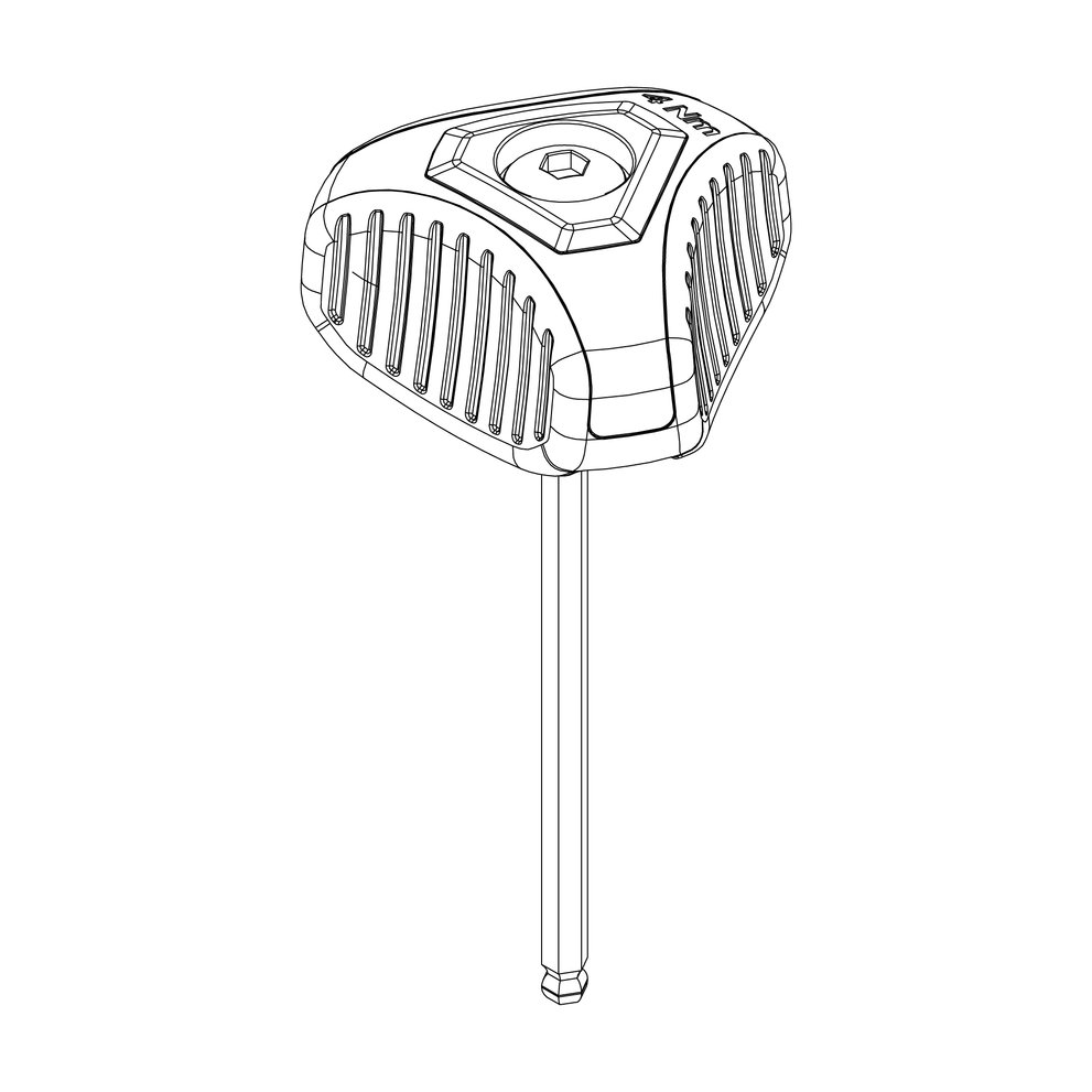 Torque Key 4Nm - Thule Raised Rail Evo/Flush Rail Evo/Flush Rail Edge/Fixpoint Evo/Fixpoint Edge