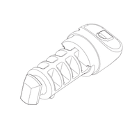 Plastic tumbler lock cylinder - Thule Chariot Cross/Lite/Cab