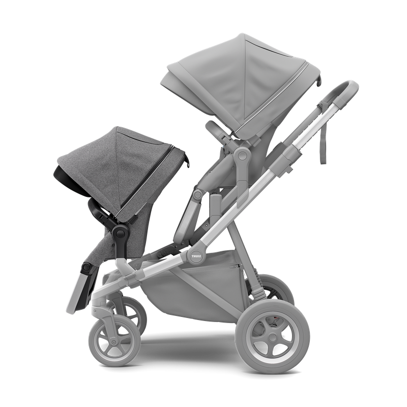 Thule Sleek sibling seat sibling seat aluminium/gray melange