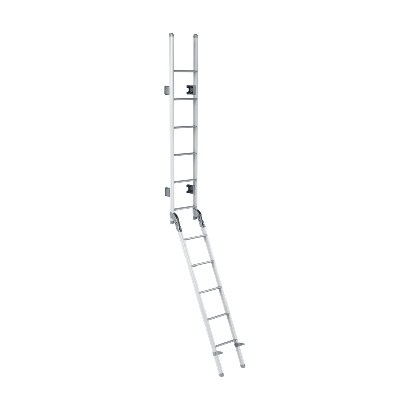 Thule Ladder Deluxe foldable double ladder 11 steps anodised gray