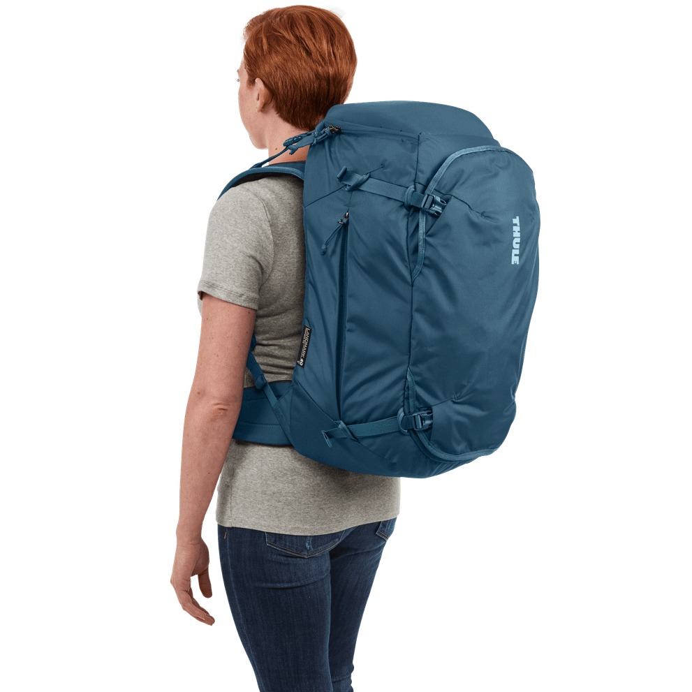 Thule Landmark 40L women's backpacking pack majolica blue