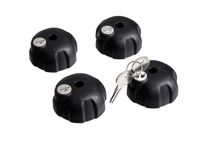 4 knobs with lock for bike holder to secure your bikes