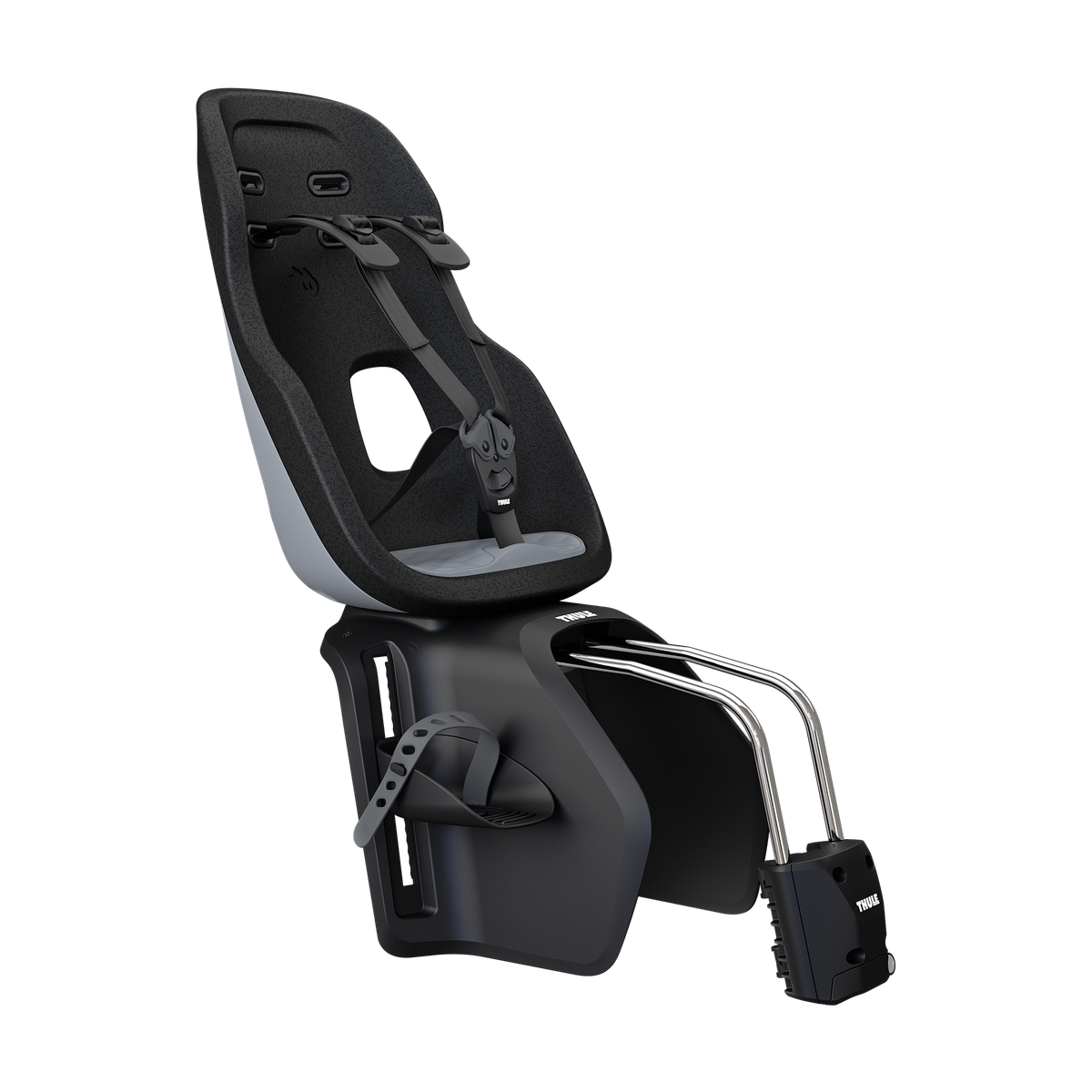 Thule Yepp Nexxt 2 maxi frame mount child bike seat monument gray