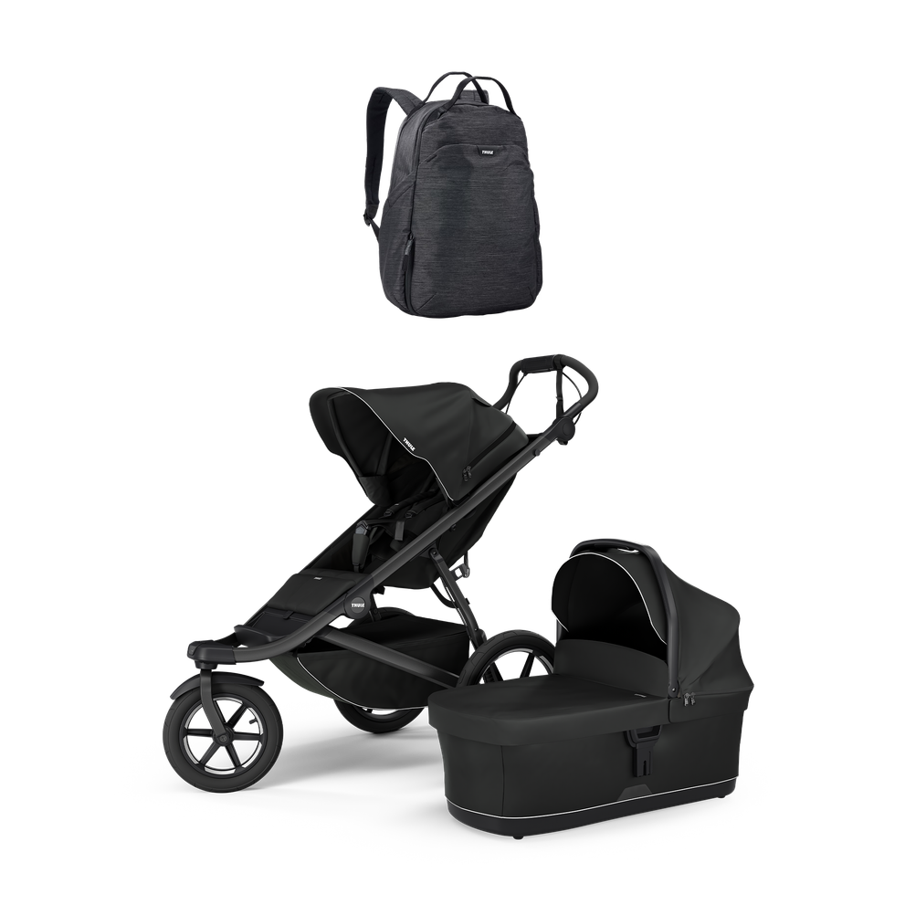 Thule Urban Glide 3 + Thule changing backpack + Thule bassinet