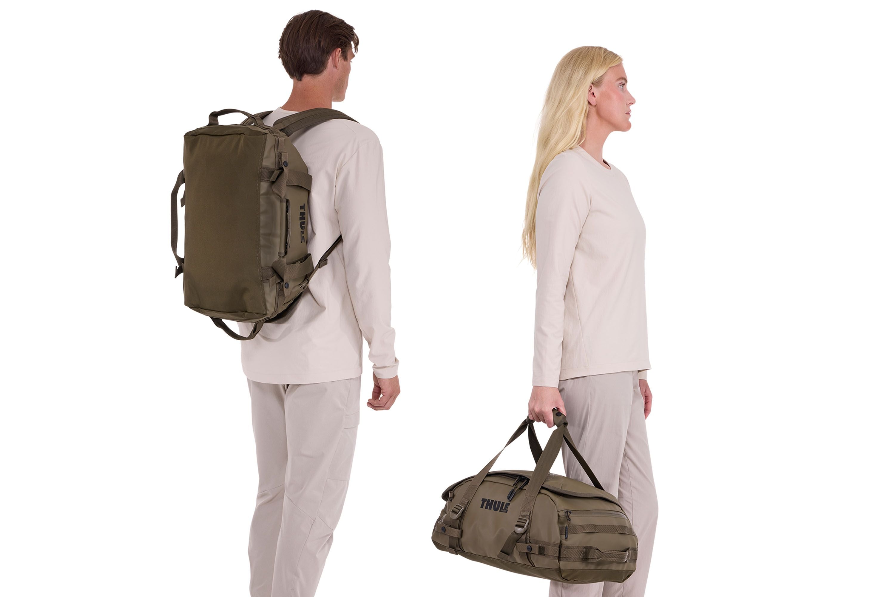 Thule Chasm 30L duffel bag deep khaki