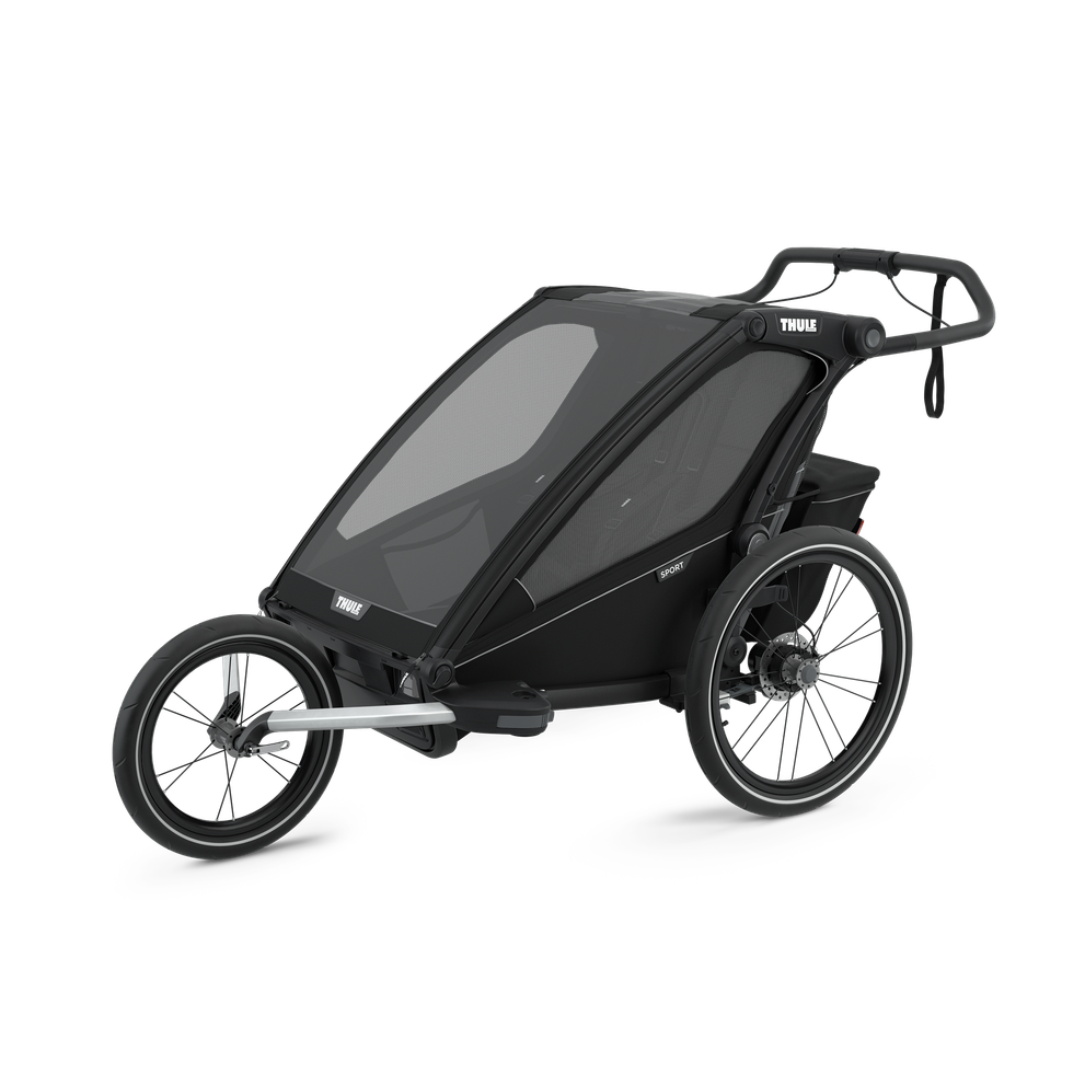 Thule Chariot Sport double 2-seat multisport bike trailer midnight black