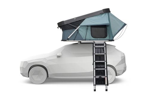 Thule Widesky side door rainfly dark slate feature