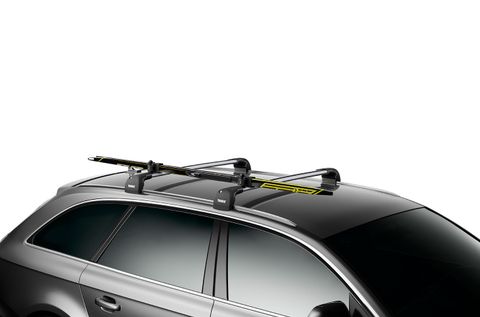 Details about   2 Pcs 23/30" Universal Ski & Snowboard Roof Racks Fit 6 Pairs Skis or 4 Snowboar 