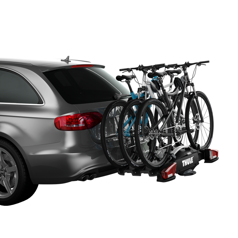Thule VeloCompact F 3-bike platform towbar bike rack 13-pin for FIX4BIKE black/aluminium