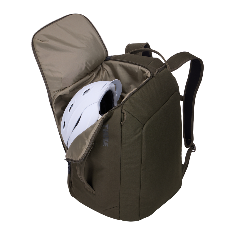 Thule RoundTrip ski boot backpack 45L deep khaki