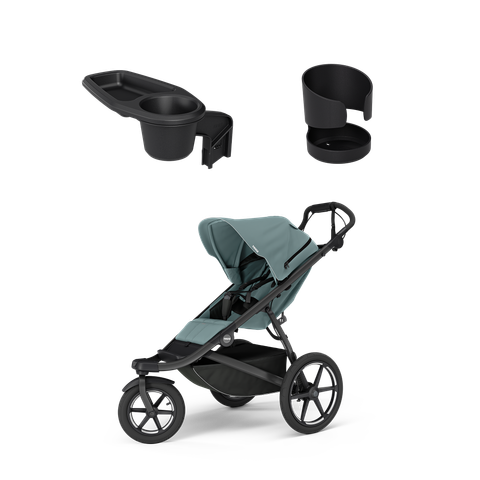 Thule Urban Glide 3 + Thule Urban Glide 3 snack tray + Thule stroller cup holder