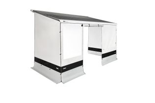Front rain blockers in RV panel Thule View Blocker G2