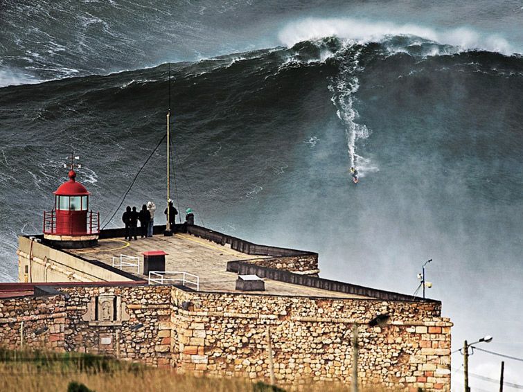 The biggest wave ever surfed