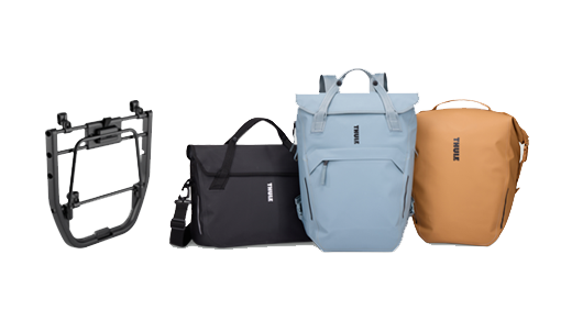 Bike bags and panniers from the front