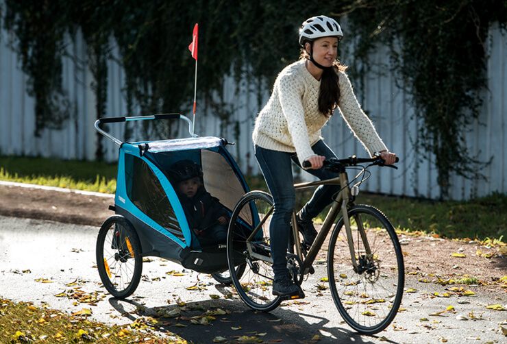 thule double trailer