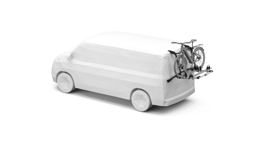 RV bike racks from the side