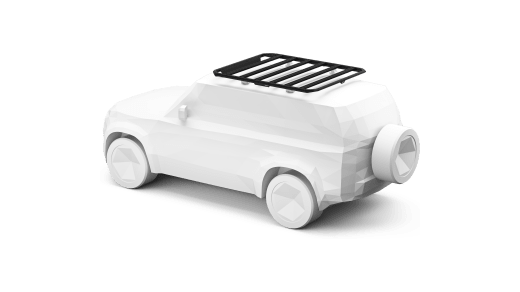 Roof cargo platform from the side